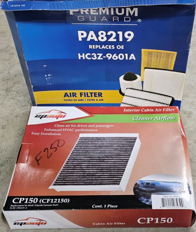 South East OK FREE Ford F250 Air Filter & Cabin Air Filter