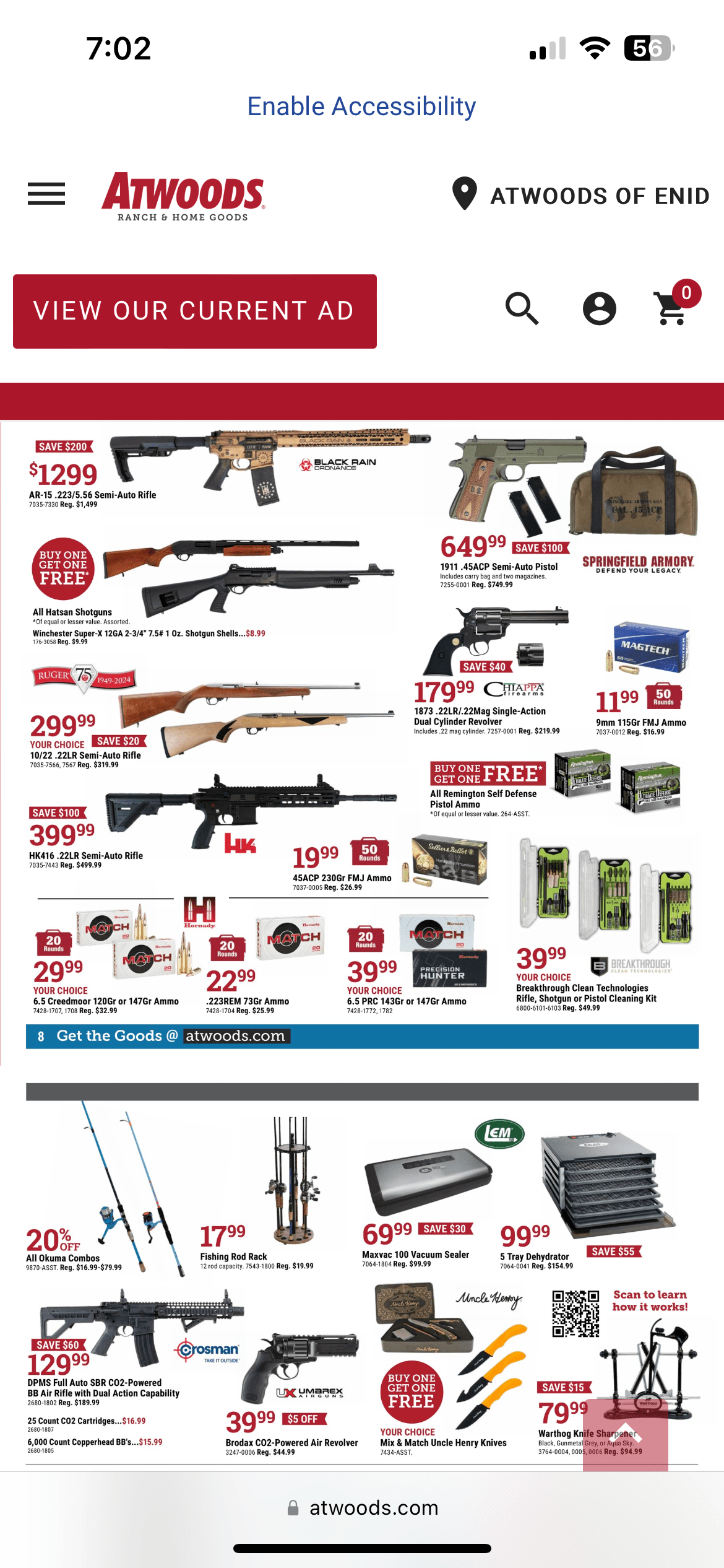 Atwoods sale Oklahoma Shooters