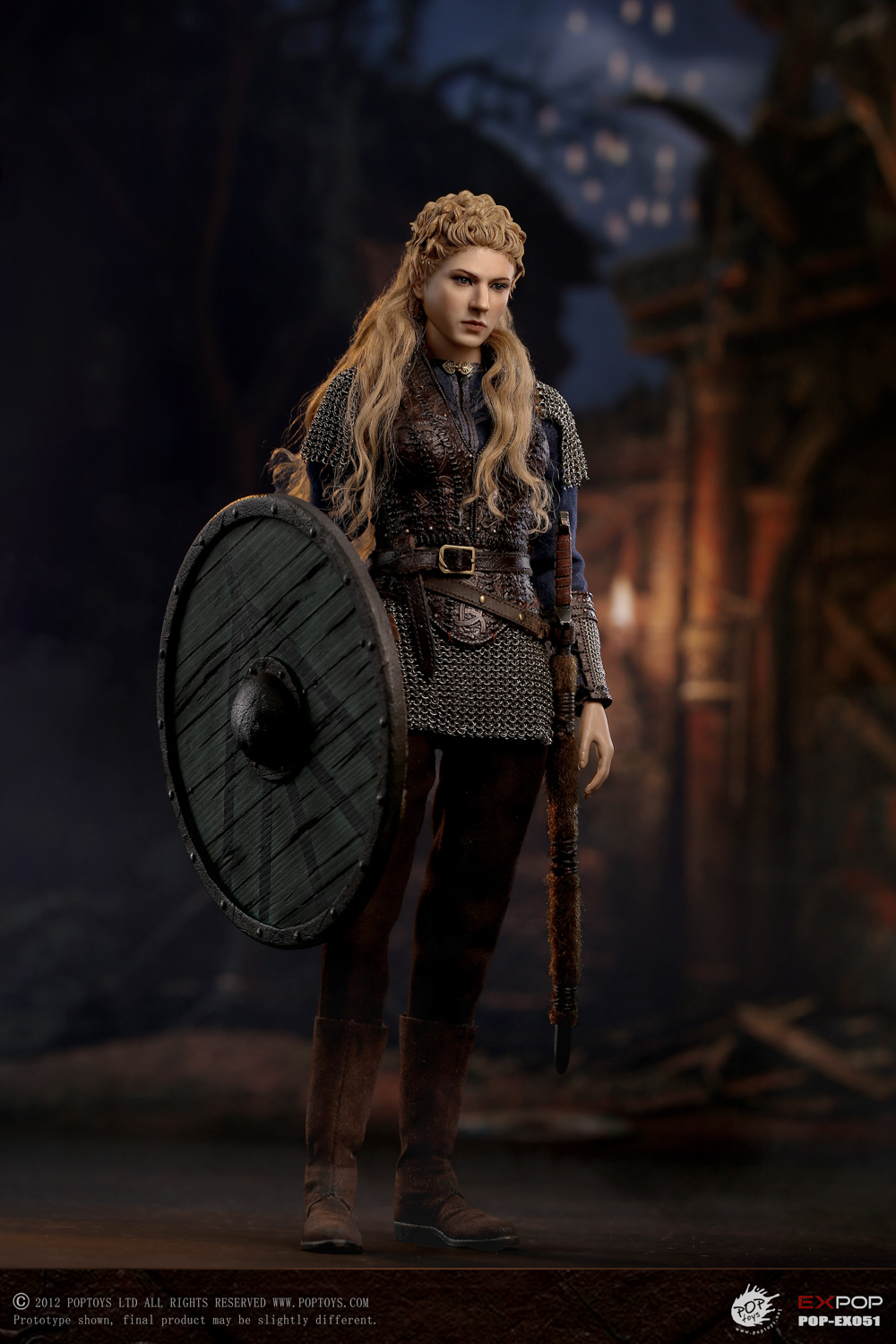 Pop Toys 1/6 EX051 Viking Female Warrior (Lagertha) Collector