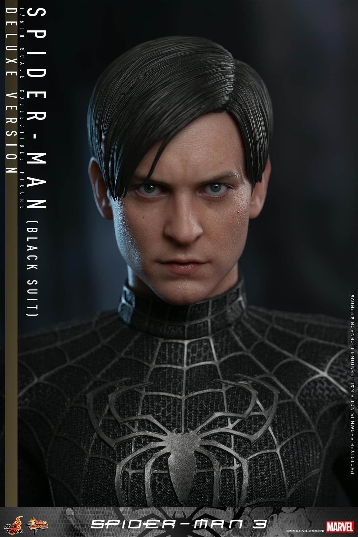 Hot Toys SpiderMan (Black Suit) SpiderMan 3 Collector Freaks