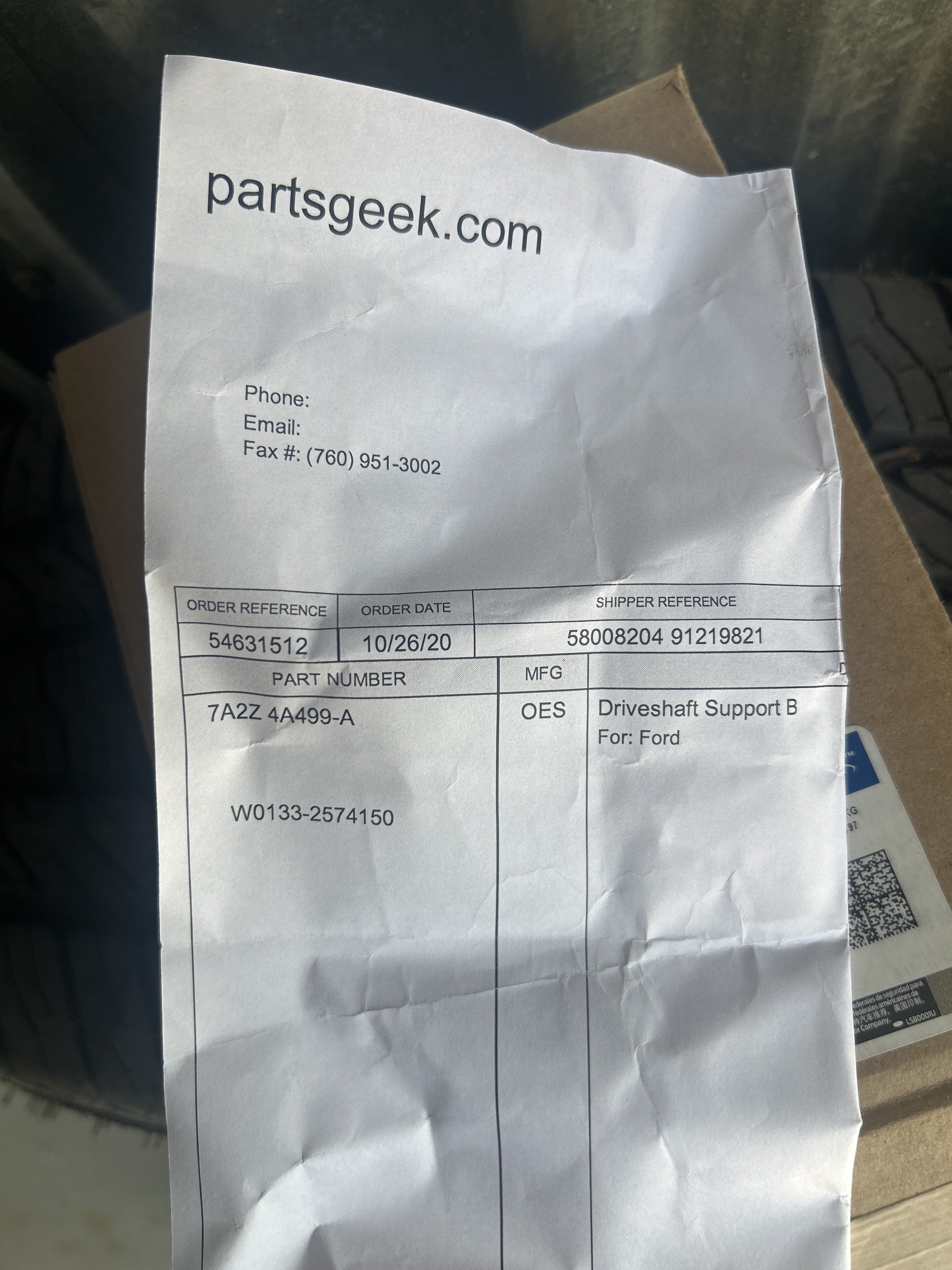 Carrier bearing Ford SportTrac Forum