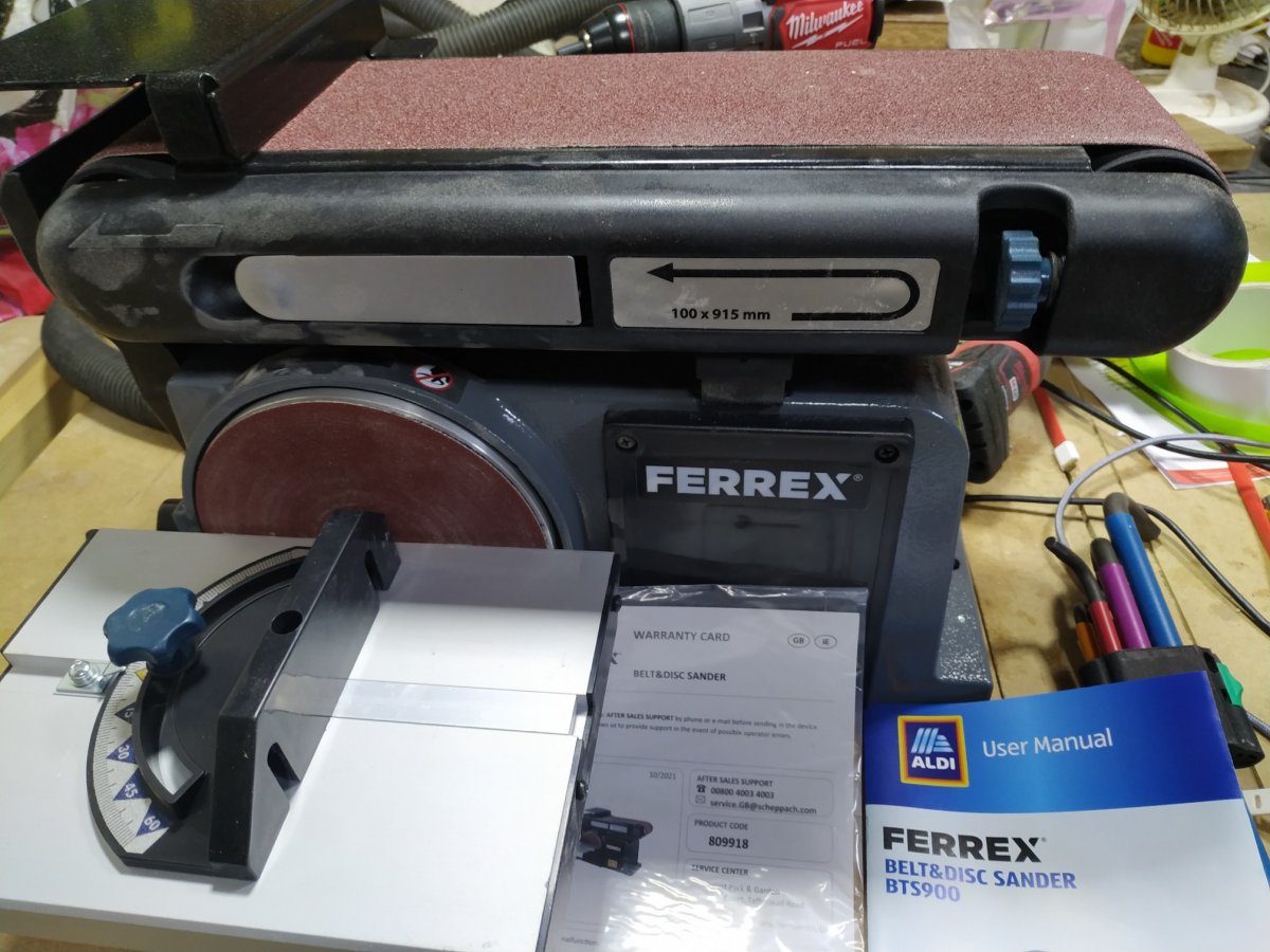Aldi selling Ferrex Belt and Disc Sander UK