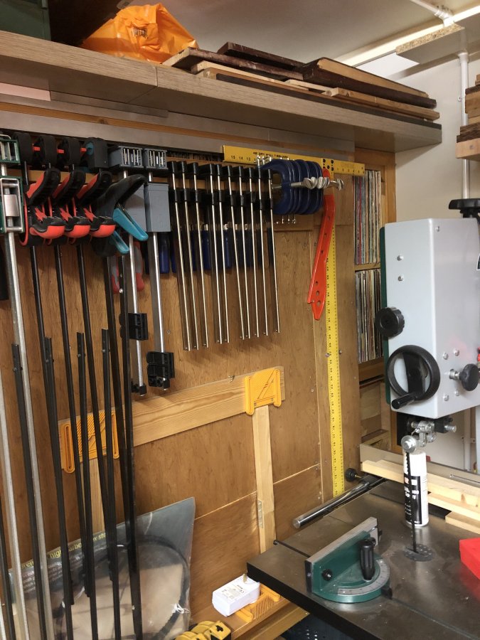 Clamp storage solution for TINY UK