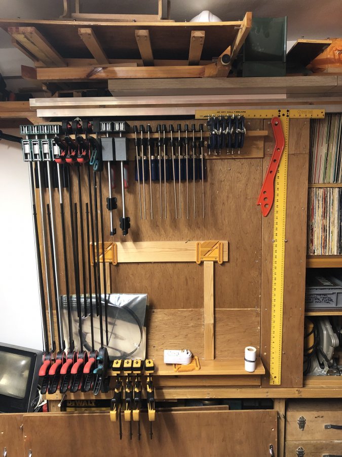 Clamp storage solution for TINY UK