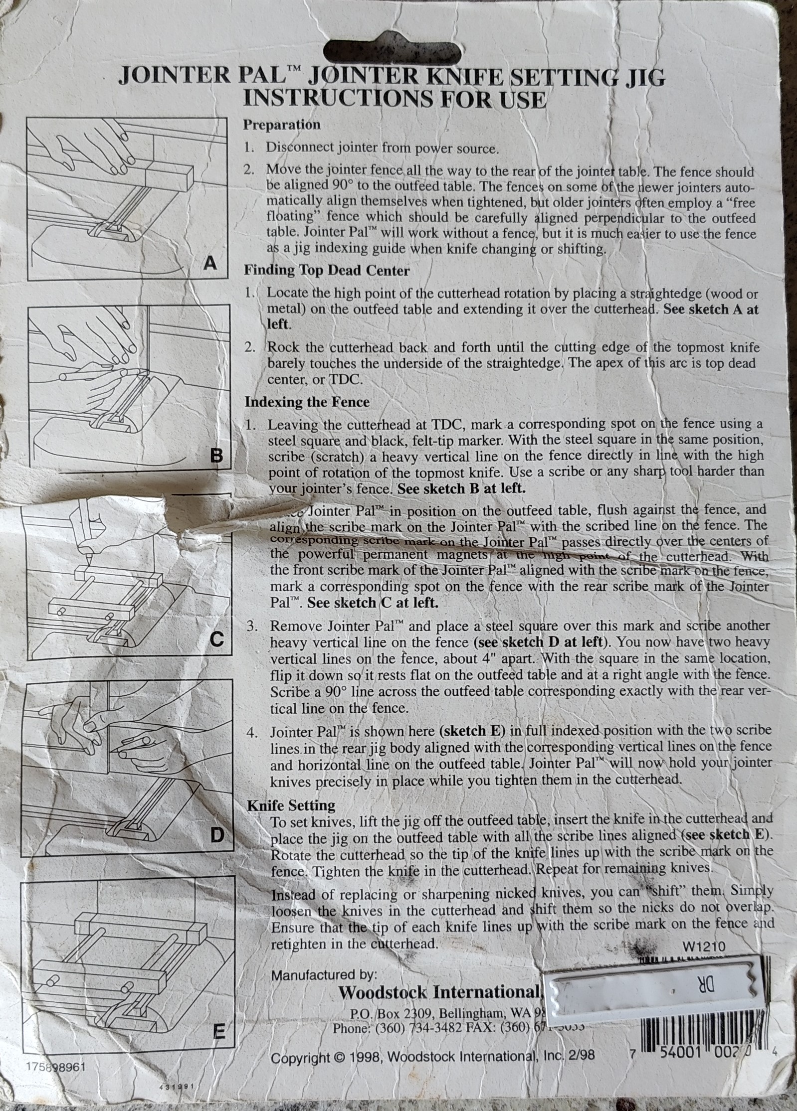 For Sale PLANER & JOINTER KNIFE SETTING JIGS UK