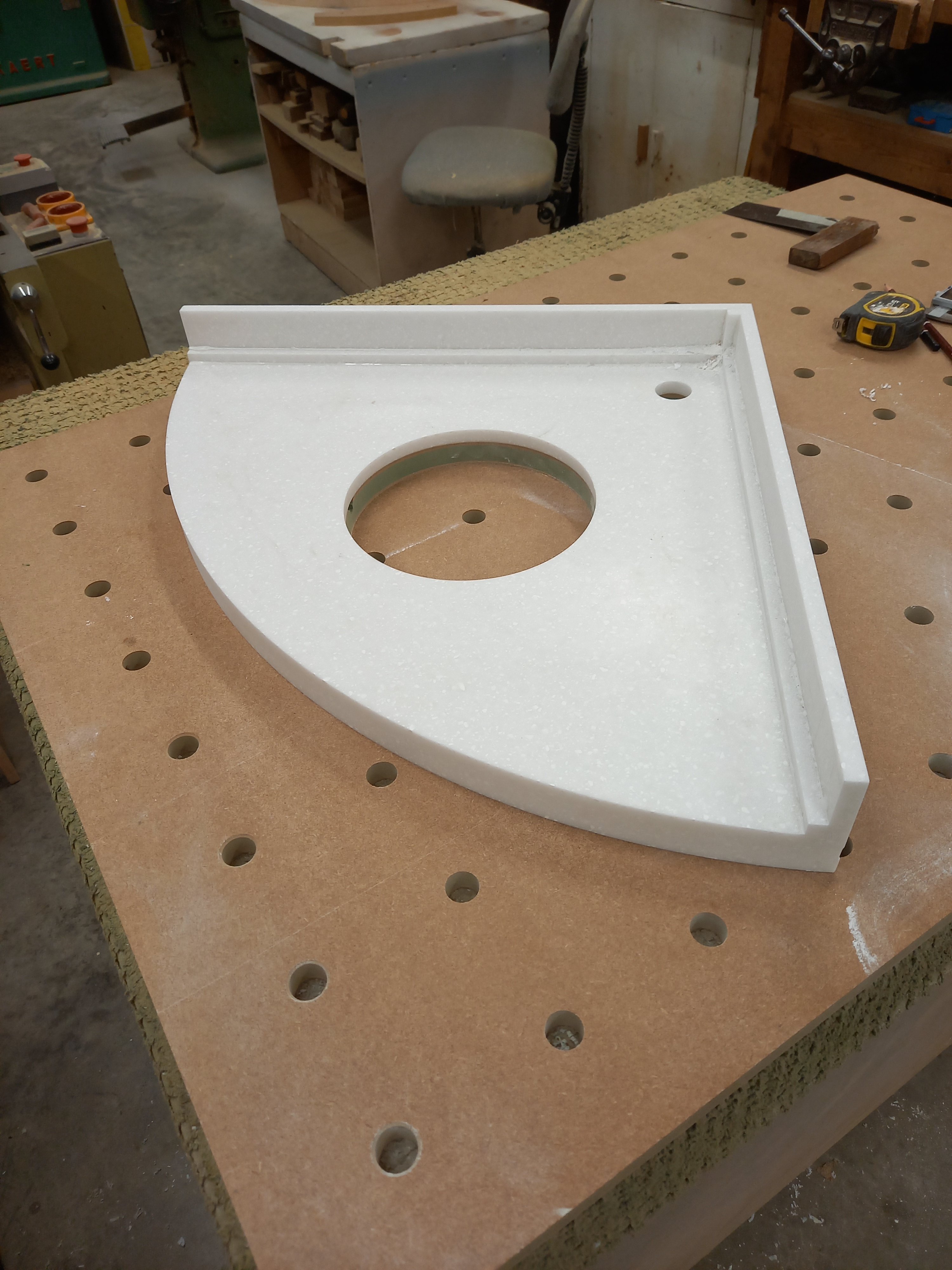 Quarter round bathroom sink UK