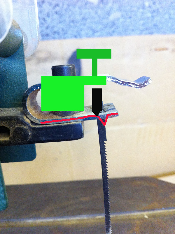 (Hegner) Blade clamps (pinless) UK