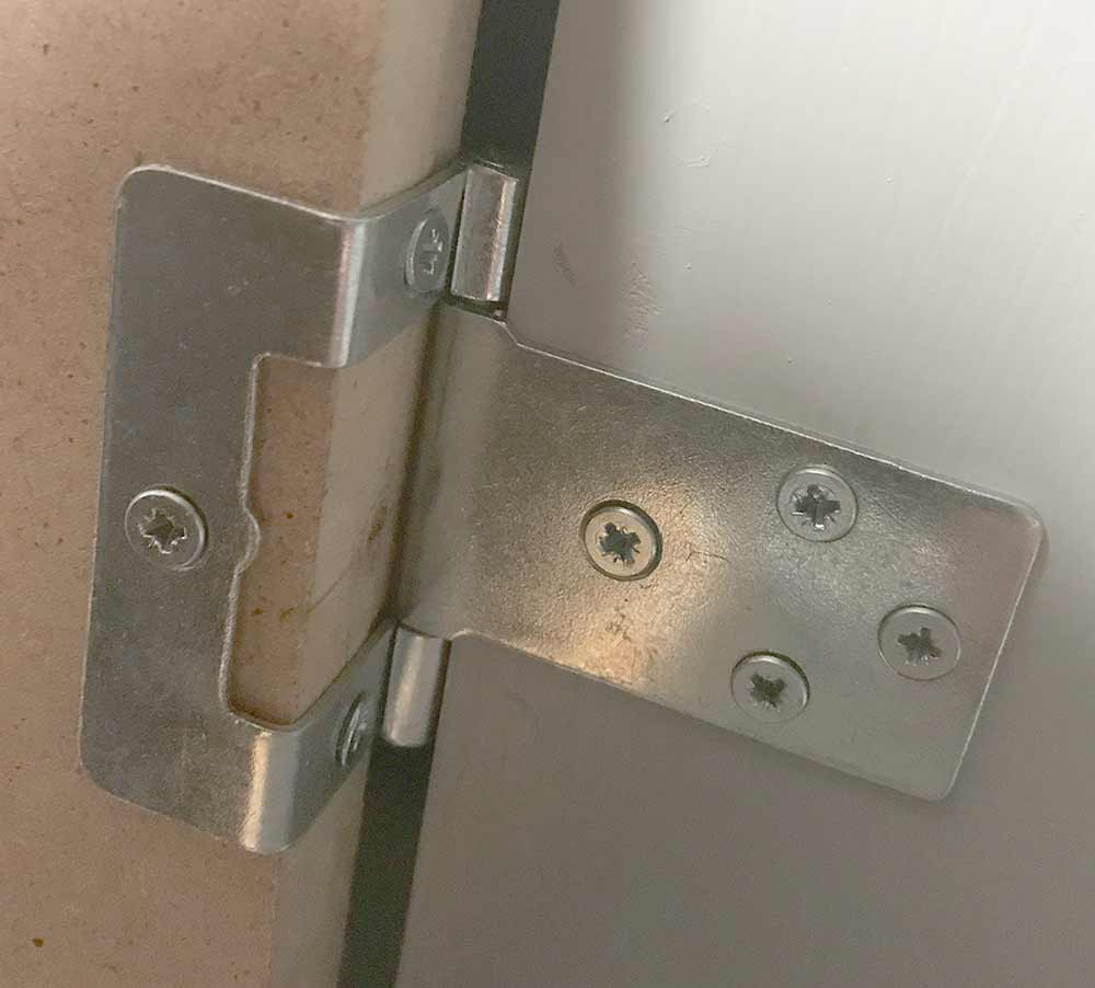 Flush Hinges with MDF cupboards UK