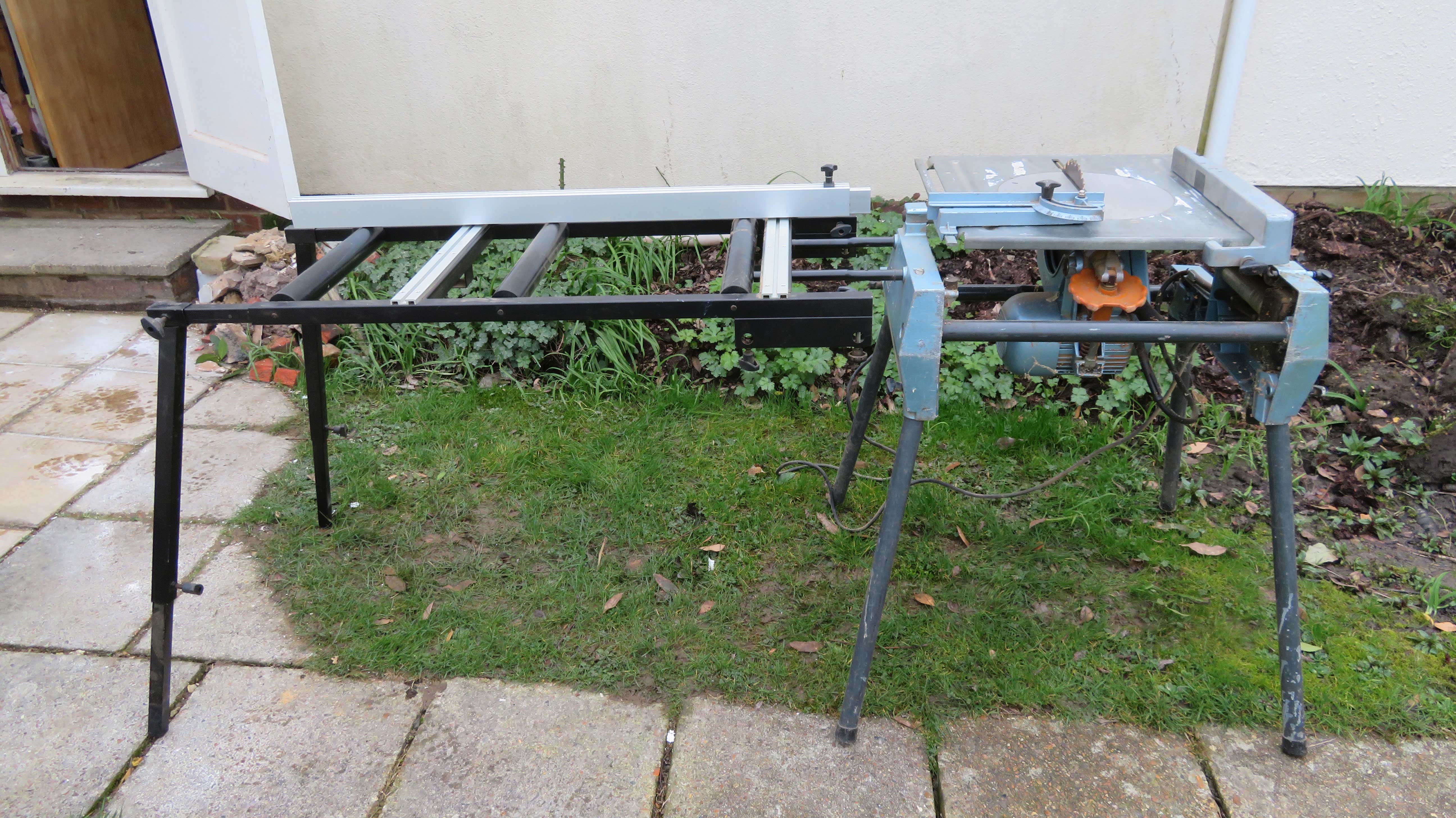 Elu Flip saw and Roller Table. UK