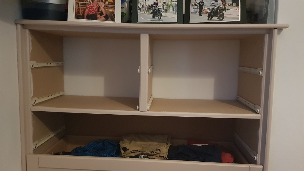 Sagging drawer unit made from MDF UK