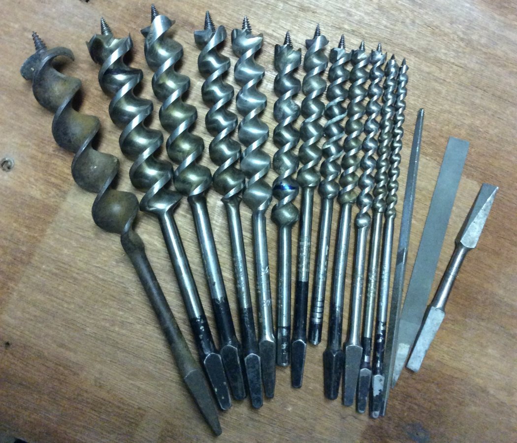Found Brace + Auger bits UK