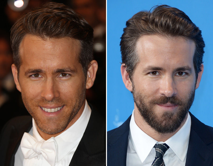 There's no doubting Ryan Reynolds' good looks, but the beard just gives