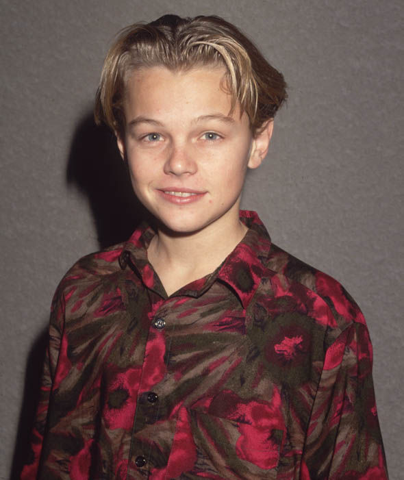 A young Leonardo DiCaprio pictured in 1989 Leonardo DiCaprio in