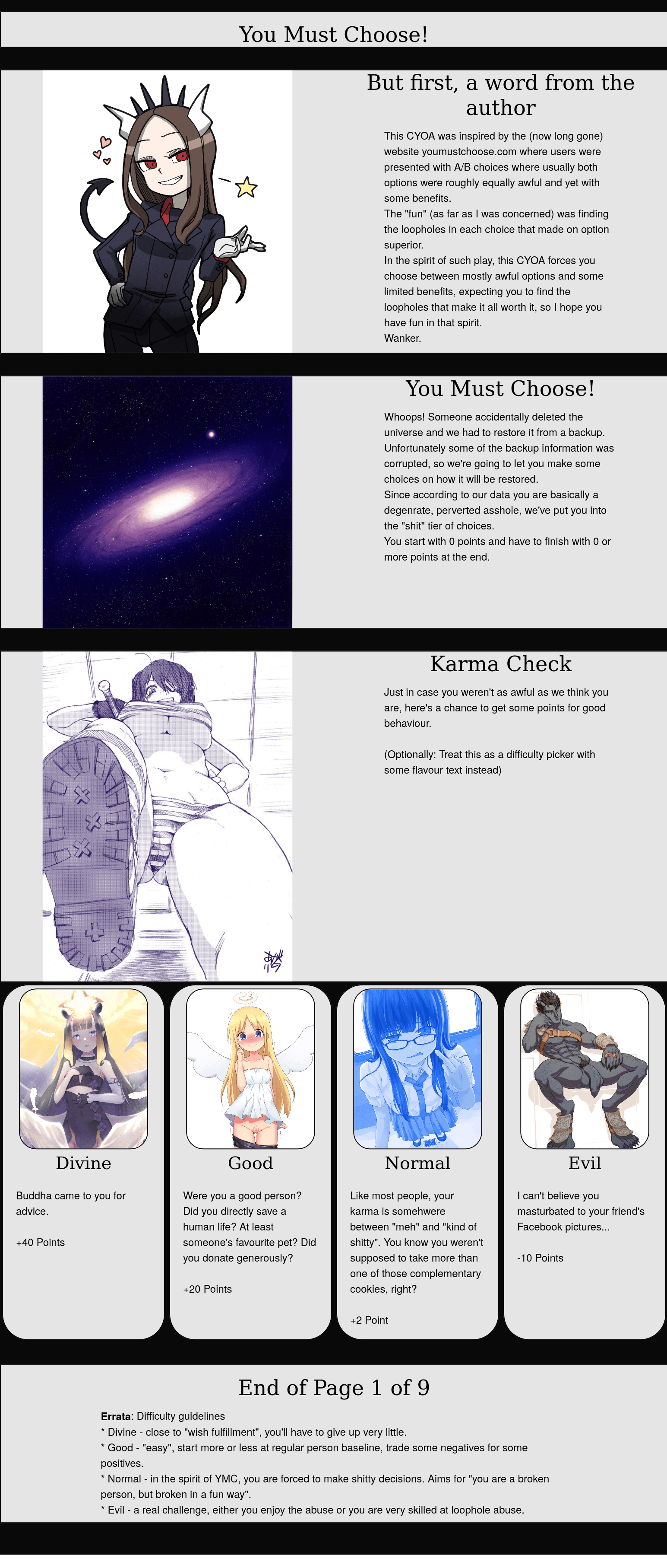 You Must Choose v1.0 NSFW CYOA Image Chest Free Image Hosting And