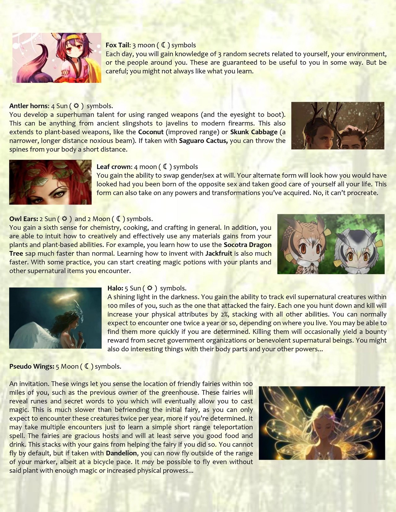 Secret Greenhouse Flora Unleashed! CYOA by originmsd Image Chest