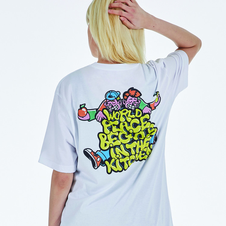 peace kitchen Tshirt_WH 아스트랄프로젝션