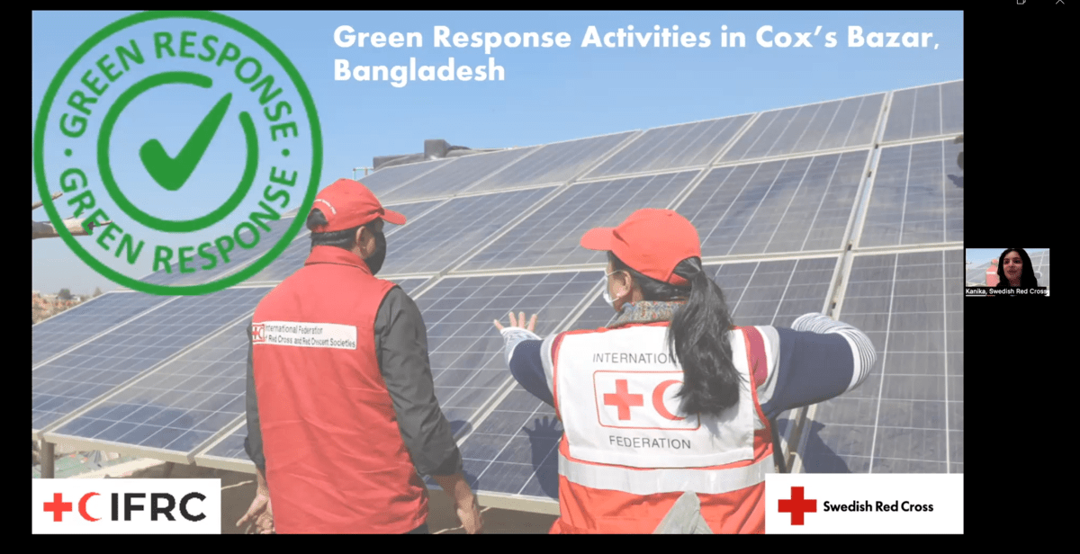 [Day3] IFRC inarClimate and Environmental Crisis Reducing our