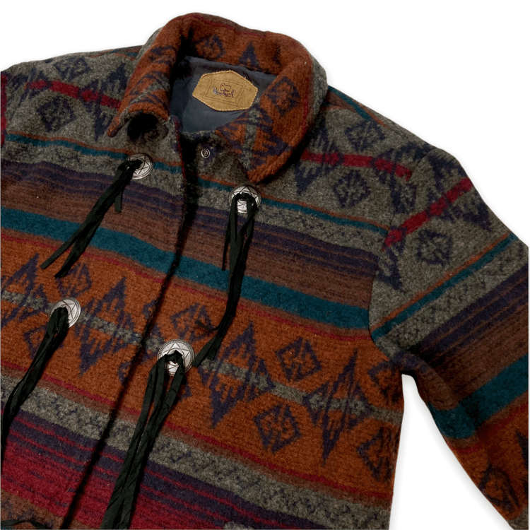 80s Woolrich Navajo Wool Coat (107110) 라이트하우스 스토어