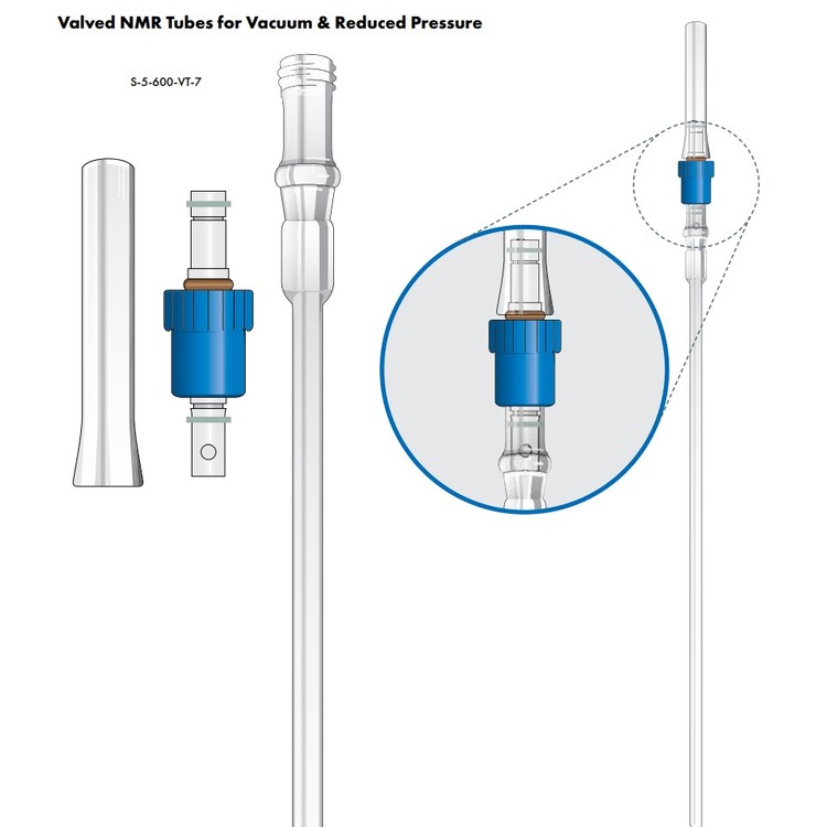 Valved NMR Tubes for Vacuum & Reduced Pressure(NORELL®) 제이엠사이언스