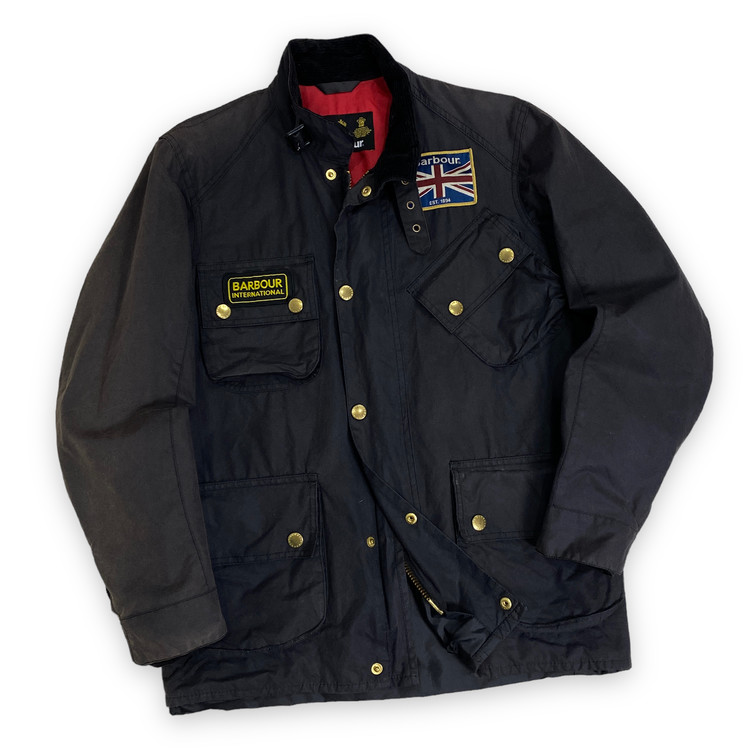 Barbour Union Jack International Wax Jacket (95) 라이트하우스 스토어