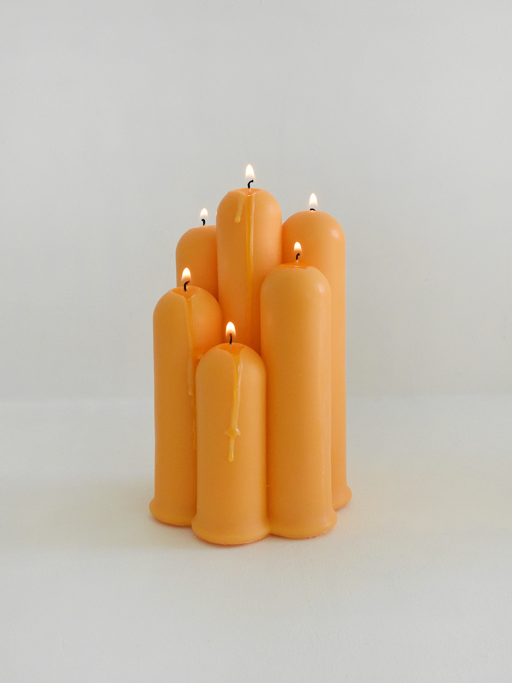 Tube Stick Candle Orange honey flamingo. global