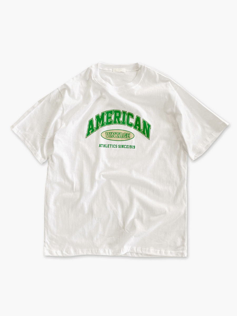 AMERICAN VINTAGE 반팔 티셔츠 (4Color) 요즘