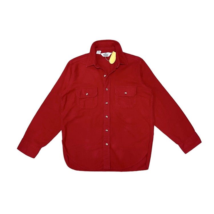 80s Woolrich Chamois Work Shirt 커넥티드도어 connected door