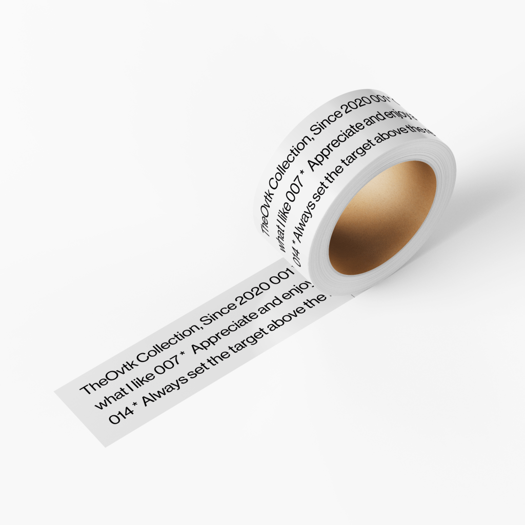 Typo Masking Tape (White) OVTK 옵티크