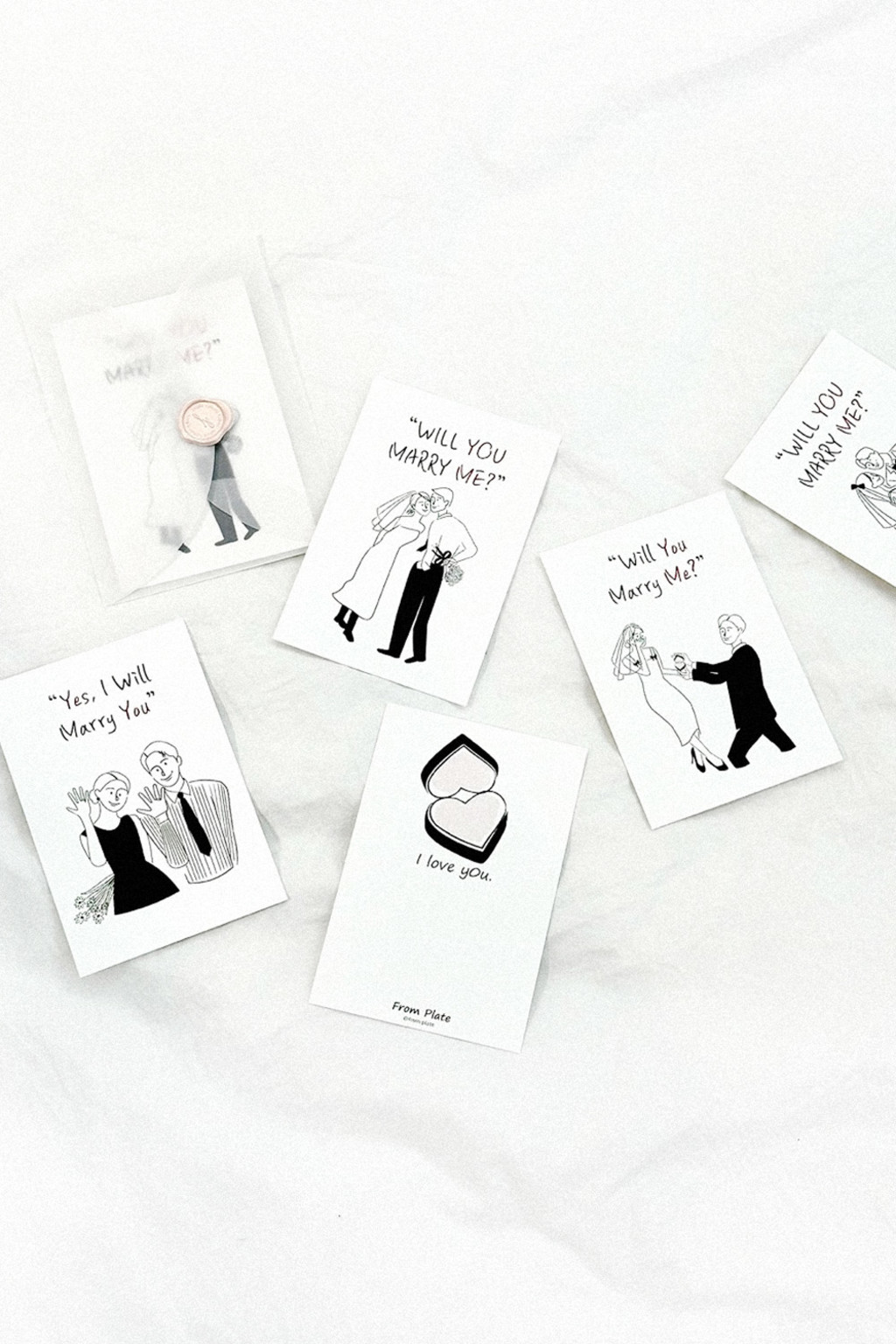 Will you marry me? 프로포즈 플레이트 fromplate
