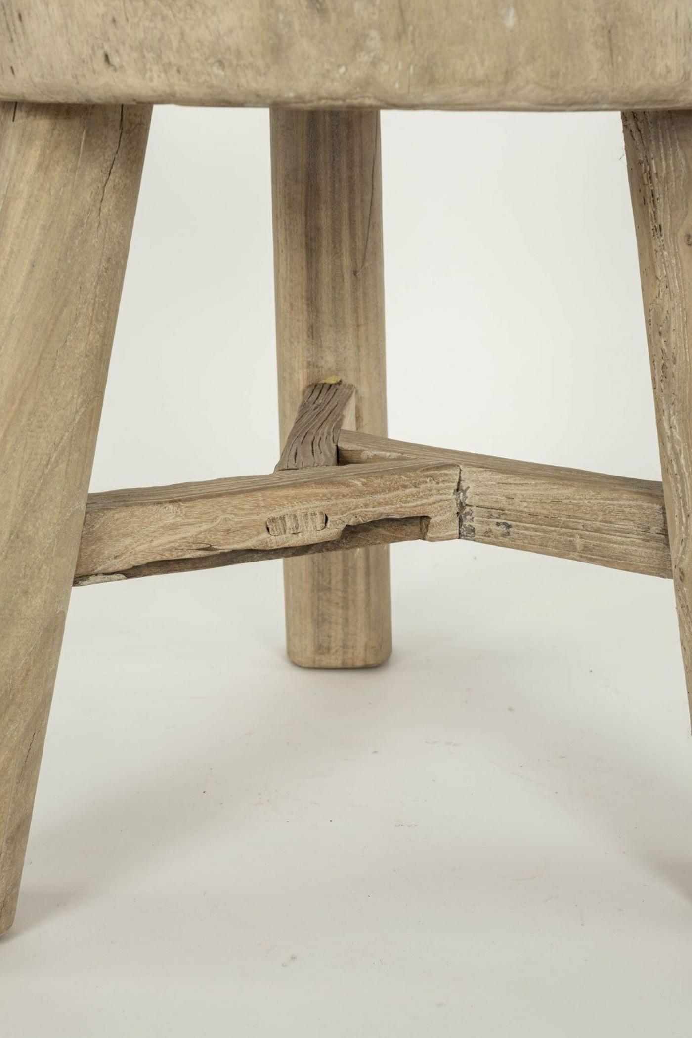 Rustic ThreeLegged Side Table