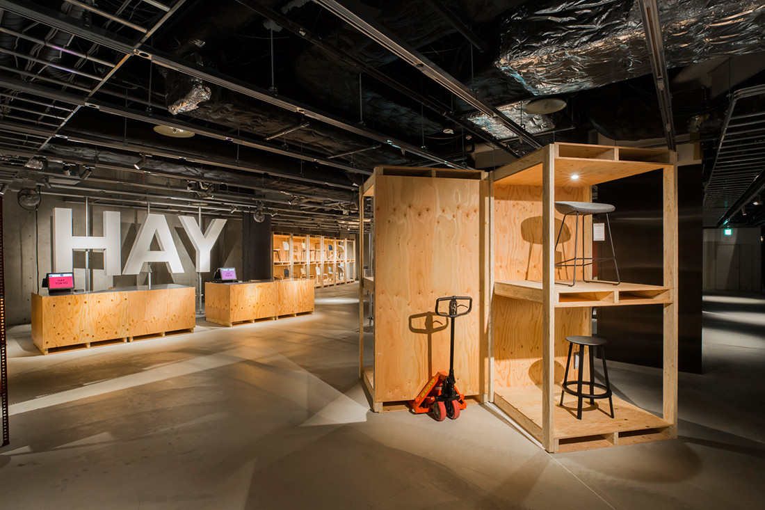 Flexible retail HAY Tokyo by Schemata Architects Indesignlive