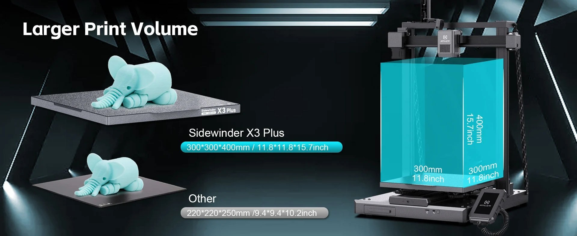 Artillery Sidewinder X3 Plus - Inet.se