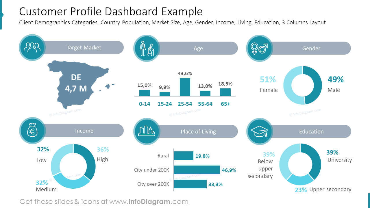 Customer Profile Dashboard Example