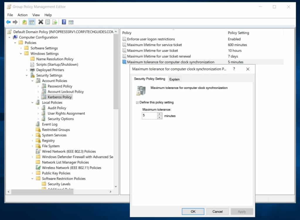 Using Group Policy to Enhance Active Directory Security