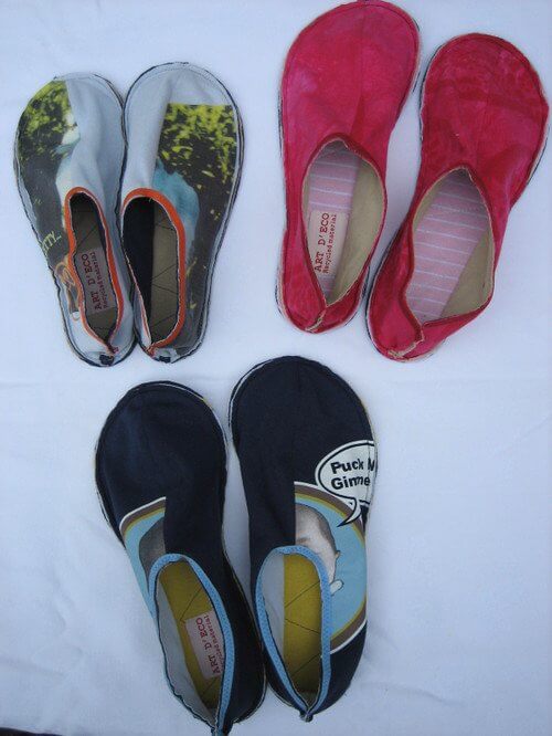 Unique Shoes Made From Upcycled Material • Insteading