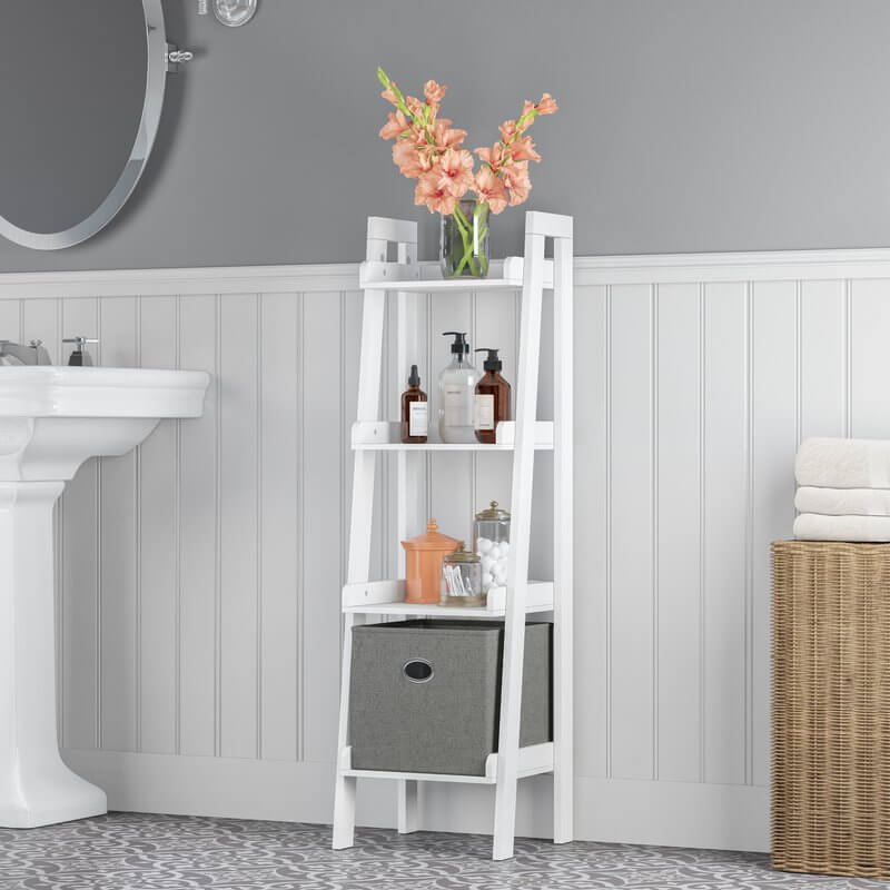 21 Bathroom Shelves To Organize Your Space • Insteading