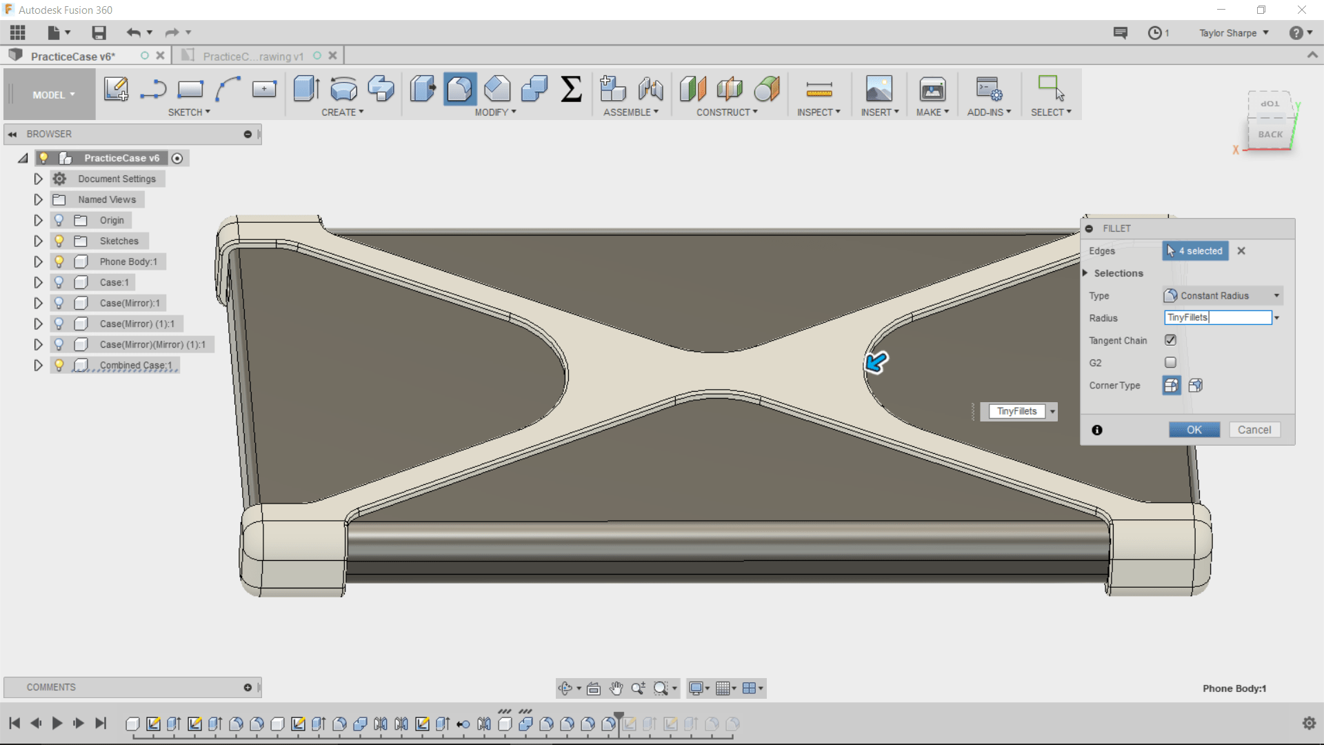 Minimalist Phone Case Fusion 360 & 3D Printing 15 Steps (with Pictures)