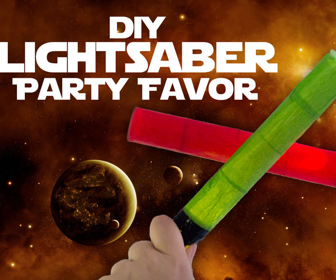 DIY Star Wars Lightsaber Party Favors 3 Steps (with Pictures