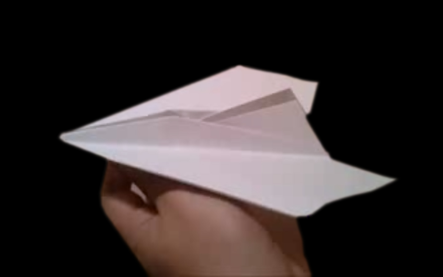 Simple Paper Airplane the Nighthawk