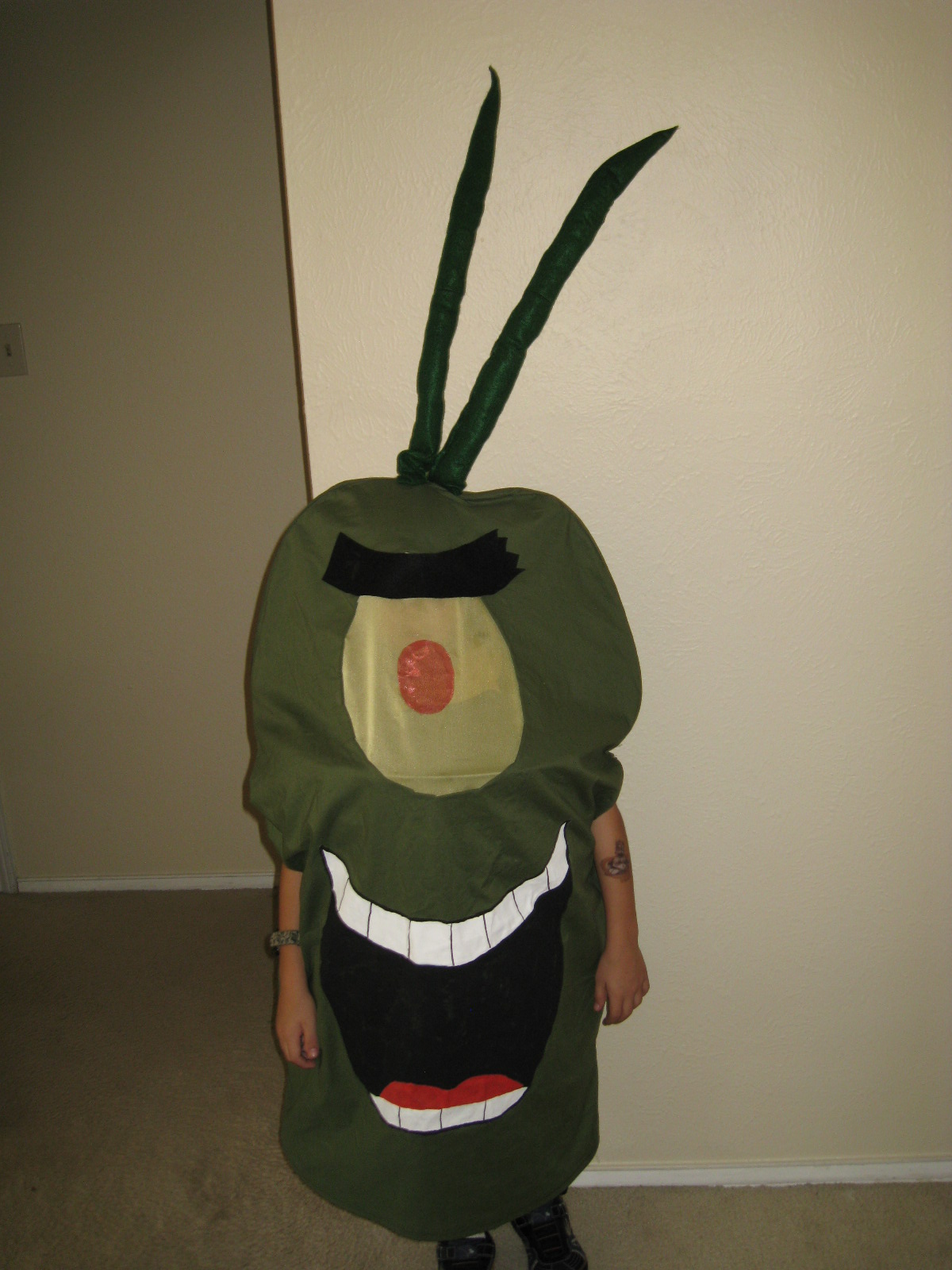 Plankton (Spongebob) Costume 4 Steps Instructables
