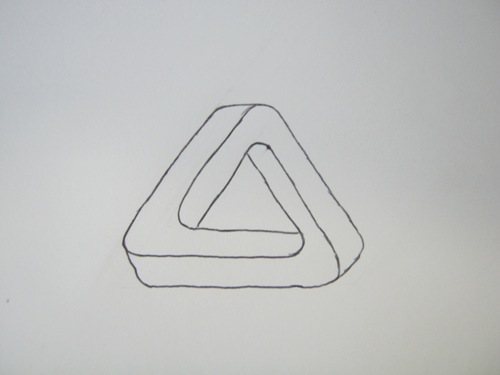 Draw a Penrose Triangle Freehand 7 Steps Instructables