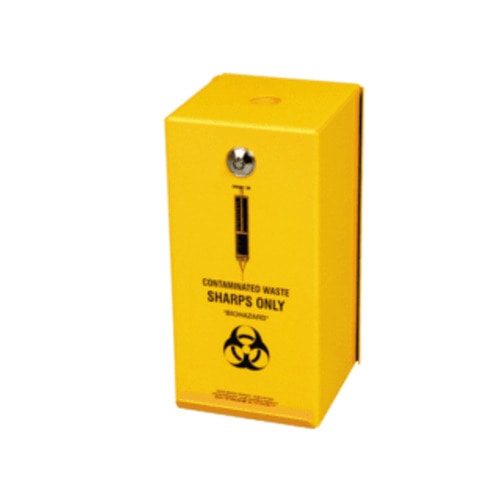 Aerohazard Steel Sharps Disposal Safe 2L (Includes 2 X Sd2000) Impact