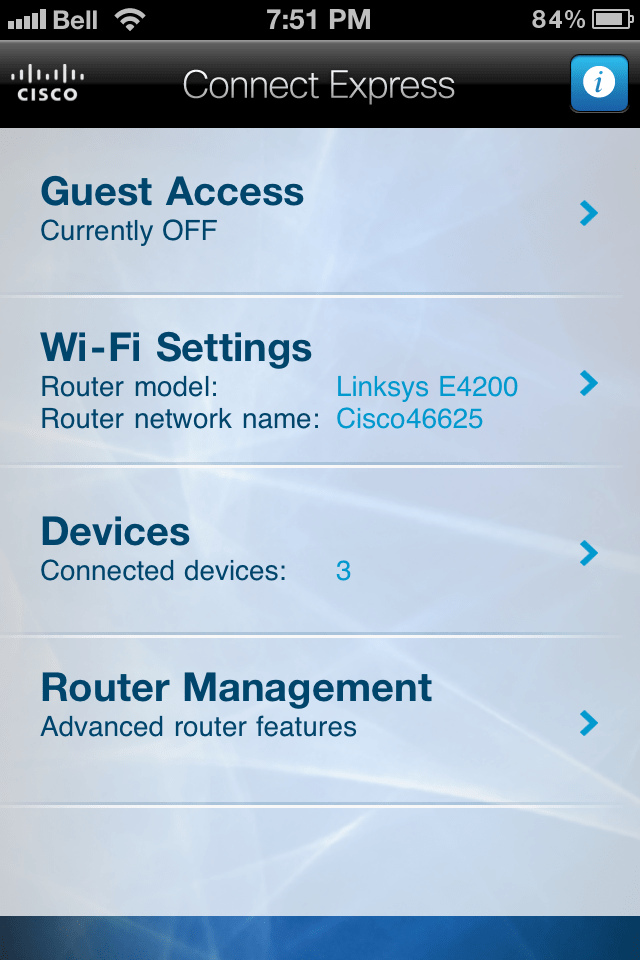 Cisco Linksys Connect Express App Now In App Store iPhone in Canada Blog