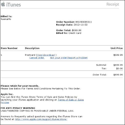 Sophos Report Fake Apple Invoice Leaves You Vulnerable to