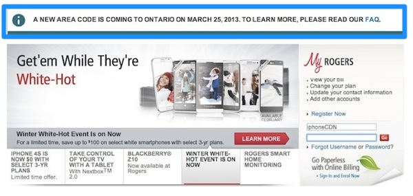 Greater Toronto to Get New Area Codes 437, 365 on March 25 iPhone in