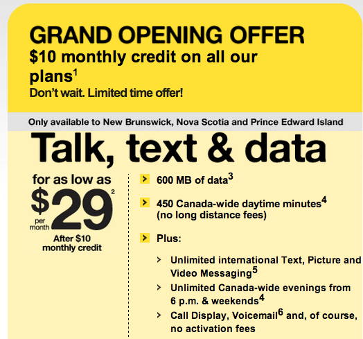 Fido Launches in the Maritimes with 29/Month Talk, Text and Data Plan