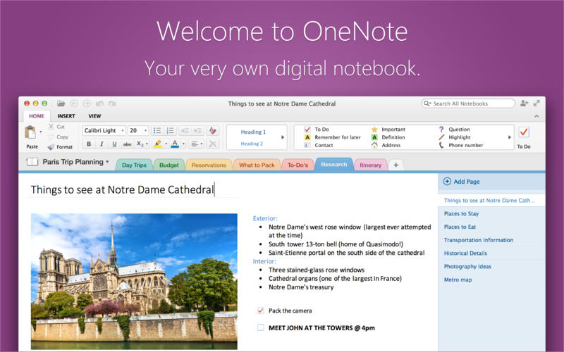 Microsoft OneNote For iOS and Mac Updated With New