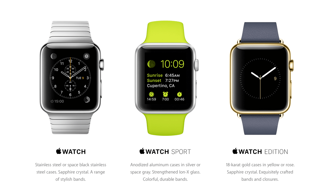 HighEnd 18Karat Gold Apple Watch Could Cost As Much As 1,200