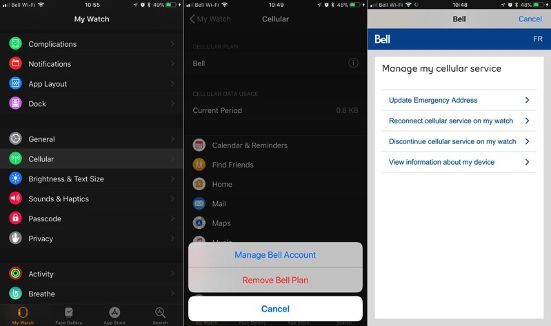 Setting Up Apple Watch Series 3 Cellular with Bell's LTE Network