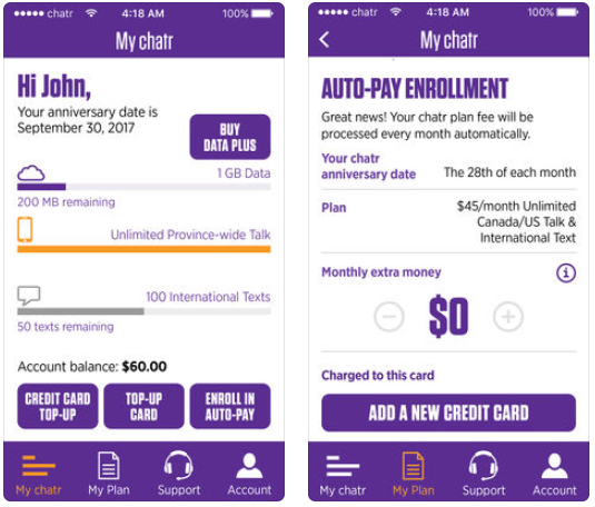Rogers Launches 'My chatr' for iPhone in the App Store for its Prepaid